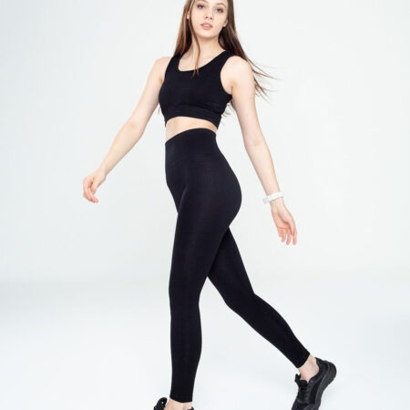 Woman's High Waist Seamless Comfort Legging