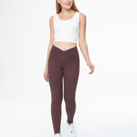 Women's Cross Over Waist Detail Legging