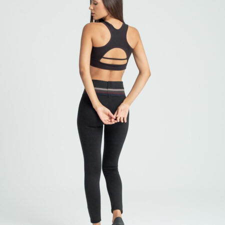 Woman High Waist Detail Legging